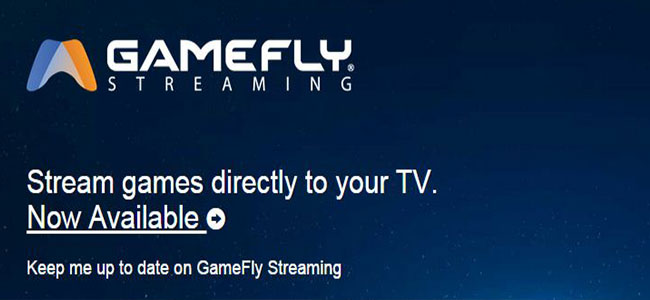 GameFly streaming games