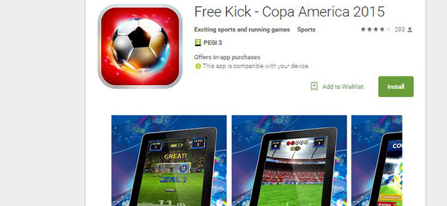 Free kick android app 