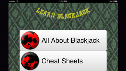 learn blackjack application